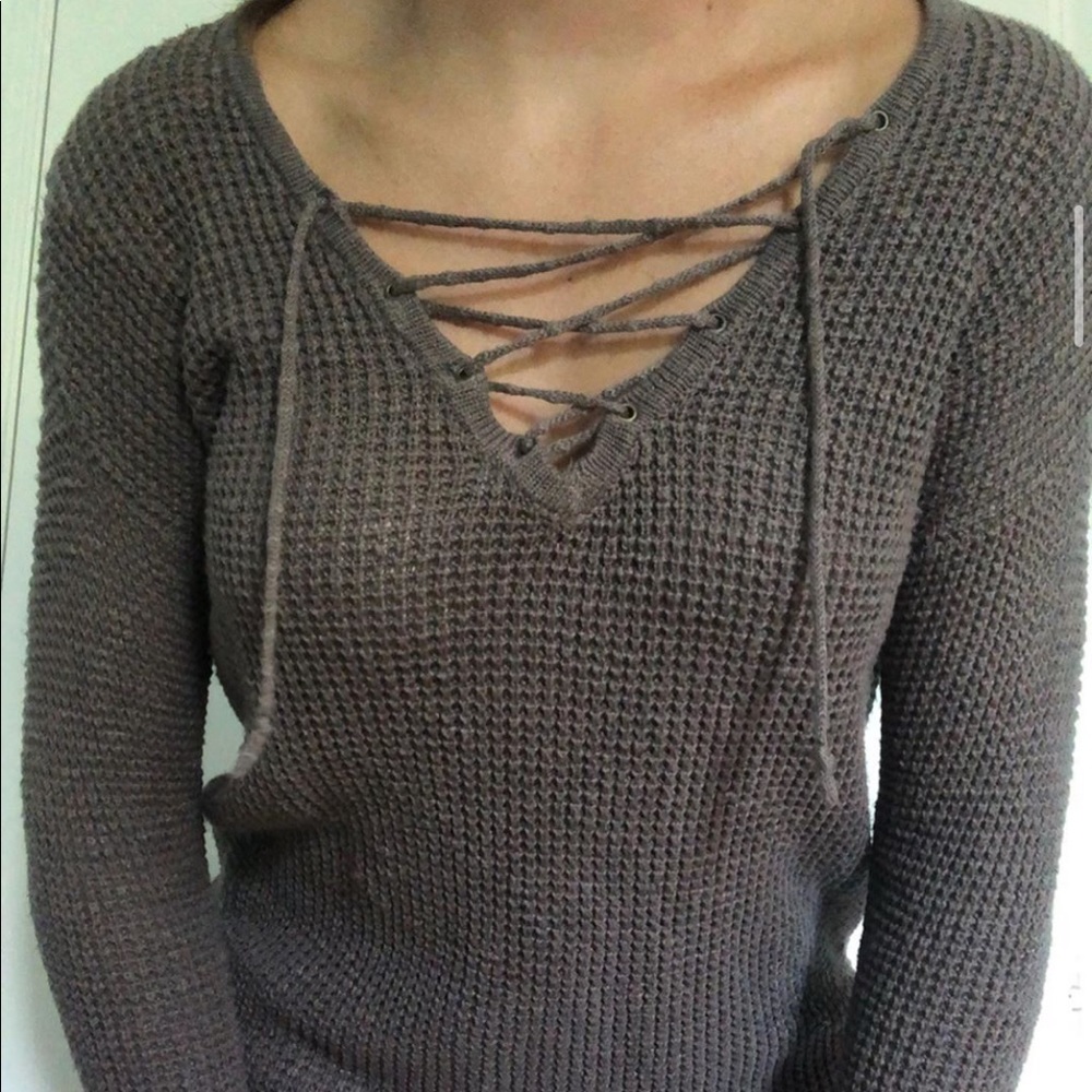 pullover knit sweater